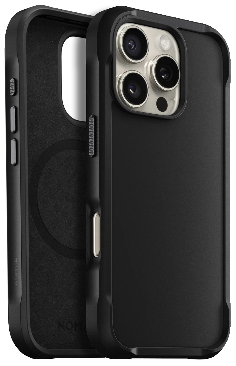 Nomad Rugged Case Black for iPhone 16 Pro